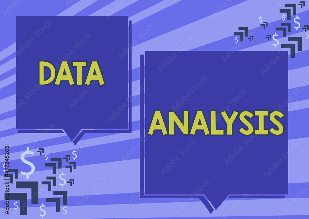 Data Analysis Text/picture Handwriting text Data Analysis. Conceptual photo Translate numbers to ...