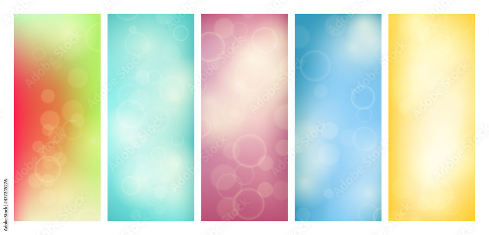 Abstract background with blur bokeh light effect