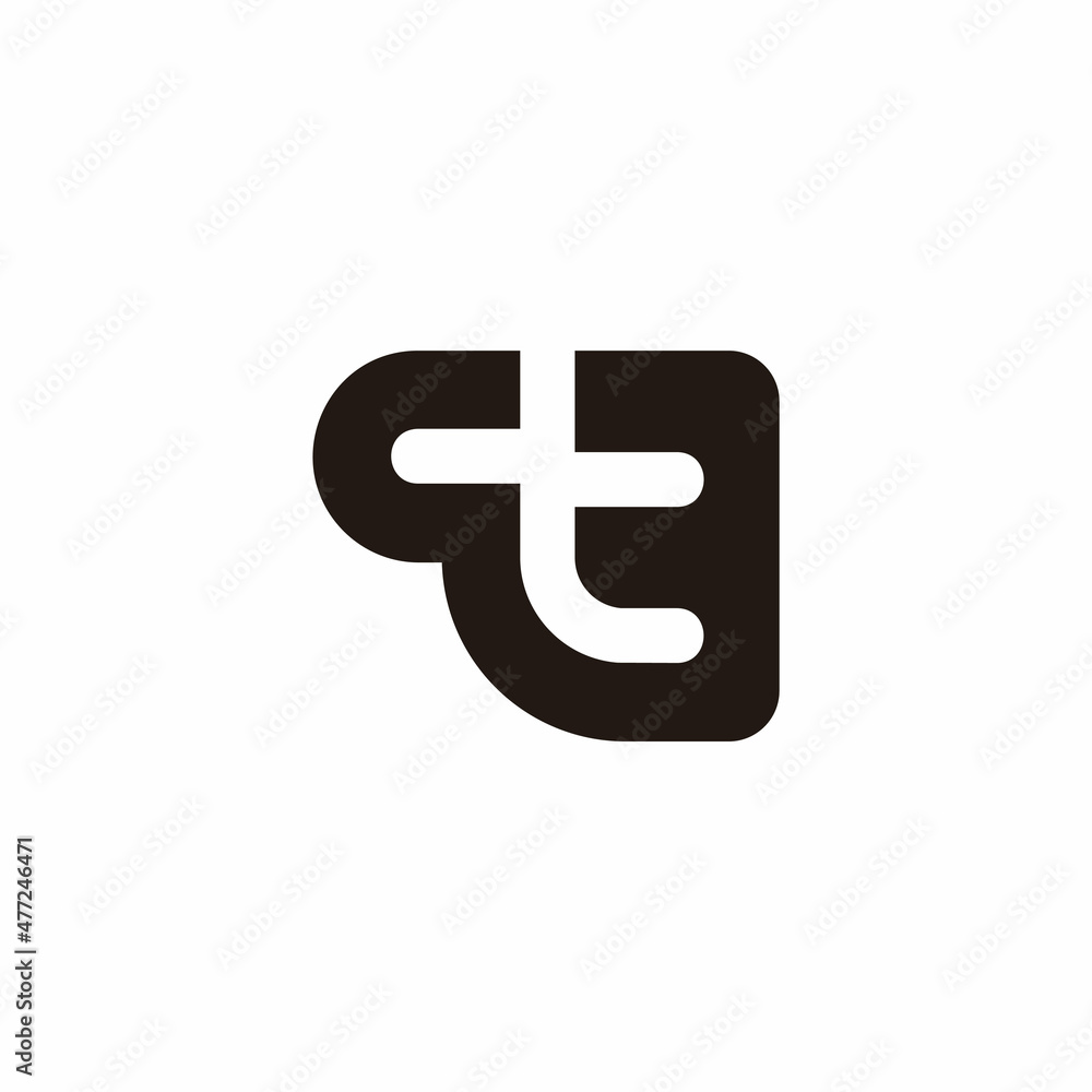 letters t simple geometric simple logo vector letters t simple geometric simple logo vector