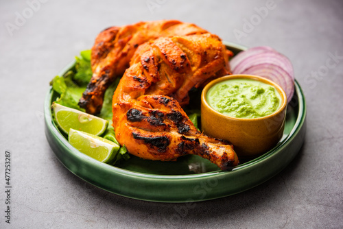 Tandoori Chicken or BBQ murgh photo