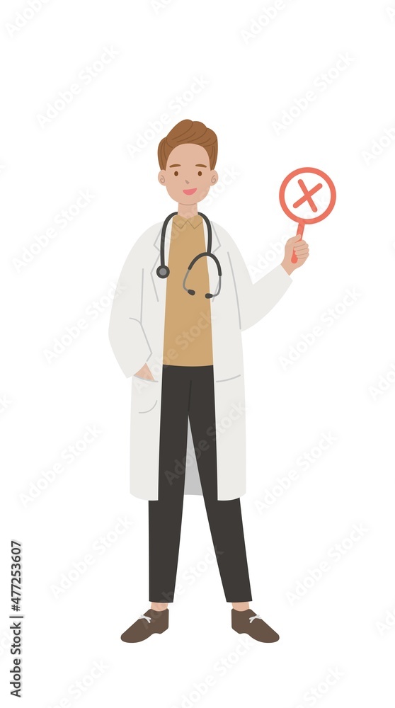 Male paramedic medical worker isolated on white background, cartoon comic vector character Male paramedic medical worker isolated on white background, cartoon comic vector character