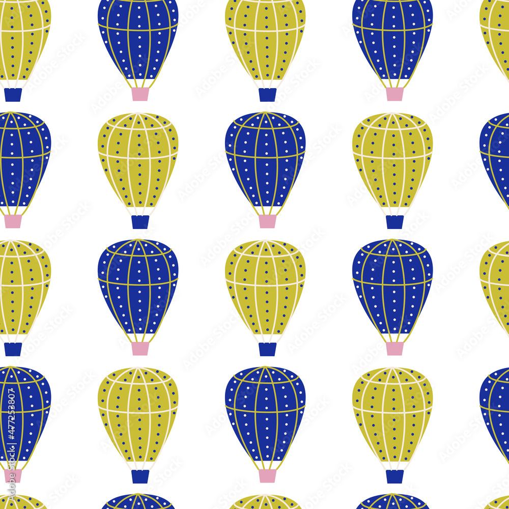 balloon, hot air balloon, travel, airship, transport, flight, party, birthday, pattern, celebration, vector, balloons, fun, decoration, color, holiday, helium, illustration, air, colorful, yellow, pin