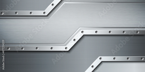 Metal background for industrial and technology designe.