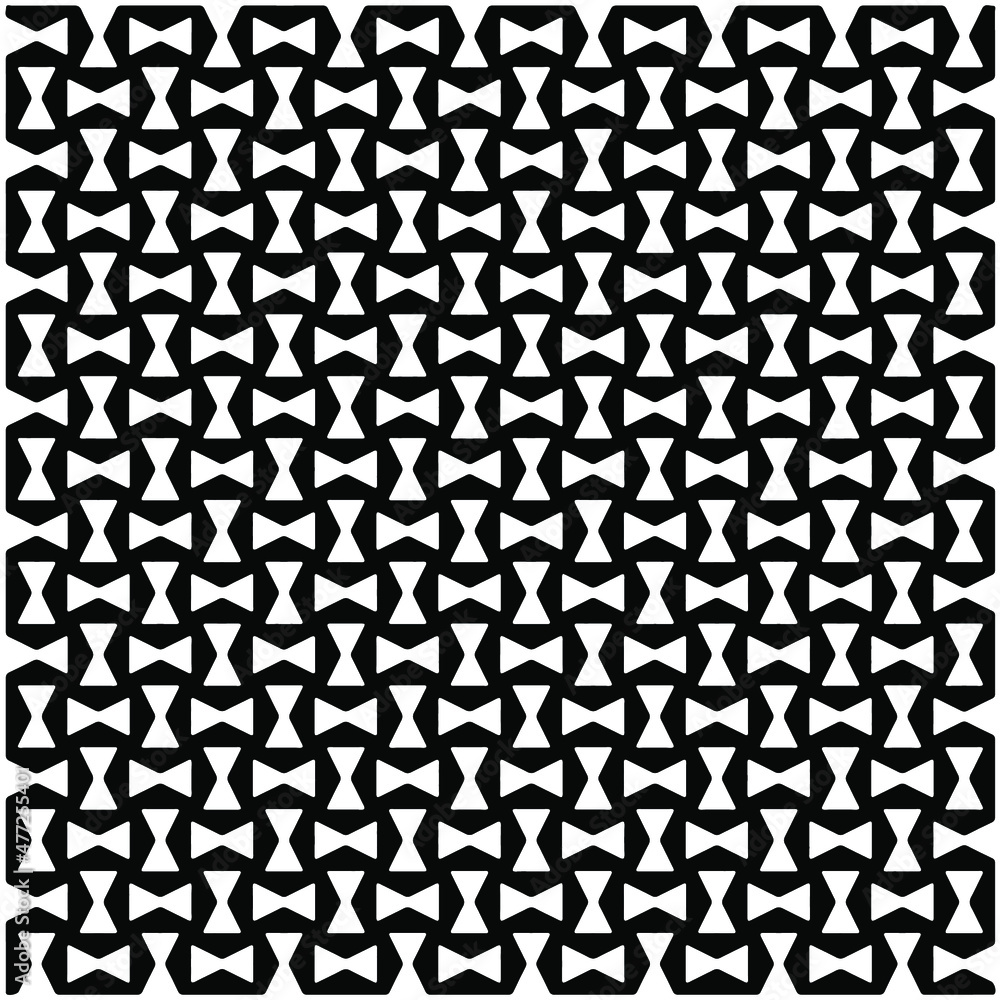 Seamless ethnic pattern color black and white.Can be used in fabric design for clothes, accessories; decorative paper, wrapping, background, wallpaper, Vector illustration. Seamless ethnic pattern color black and white.Can be used in fabric design for clothes, accessories; decorative paper, wrapping, background, wallpaper, Vector illustration.