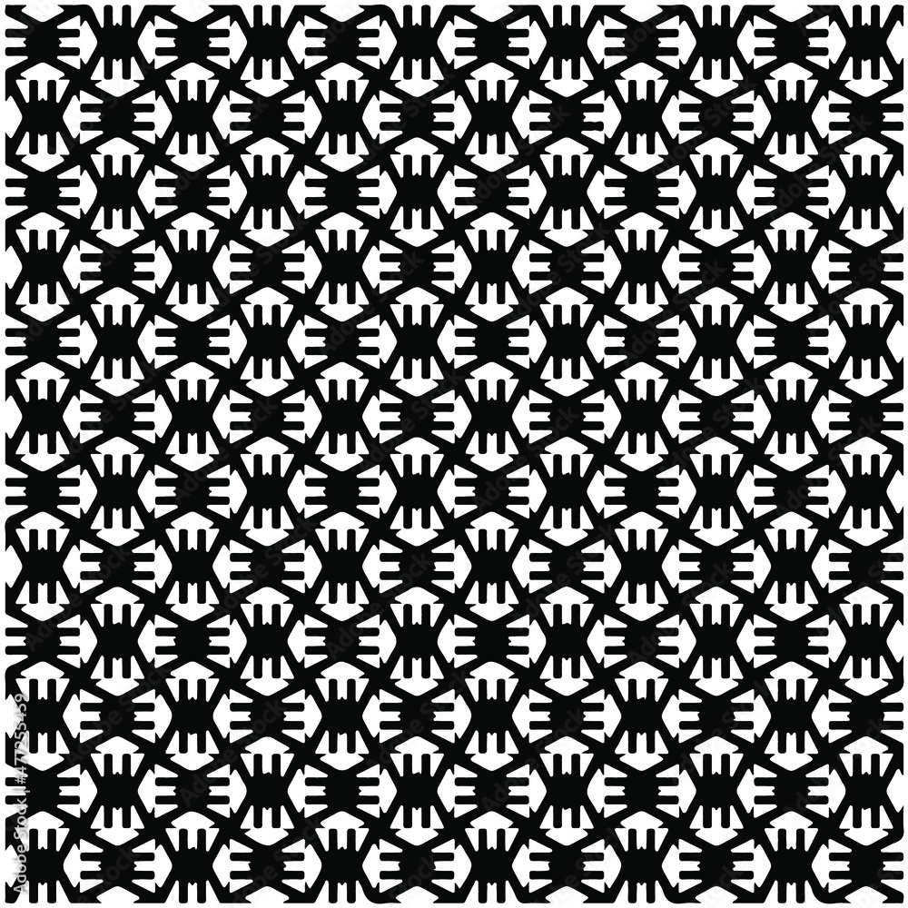 Seamless vector pattern in geometric ornamental style. Black pattern.Design element for prints, backgrounds, template, web pages and textile pattern. Geometric art. Seamless vector pattern in geometric ornamental style. Black pattern.Design element for prints, backgrounds, template, web pages and textile pattern. Geometric art.