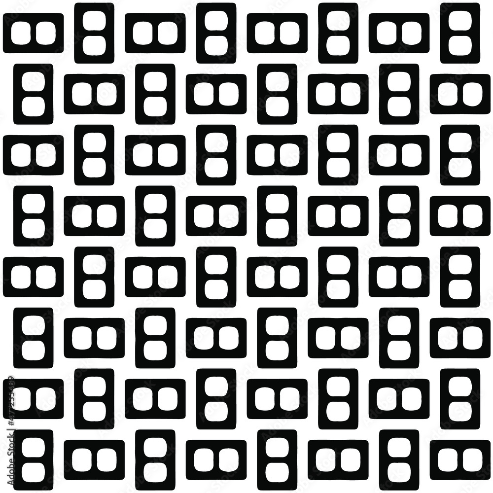 Seamless vector pattern in geometric ornamental style. Black pattern.Design element for prints, backgrounds, template, web pages and textile pattern. Geometric art. Seamless vector pattern in geometric ornamental style. Black pattern.Design element for prints, backgrounds, template, web pages and textile pattern. Geometric art.