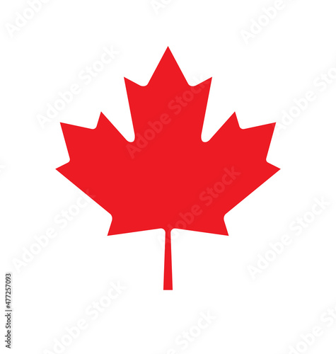 classic red maple leaf of canada