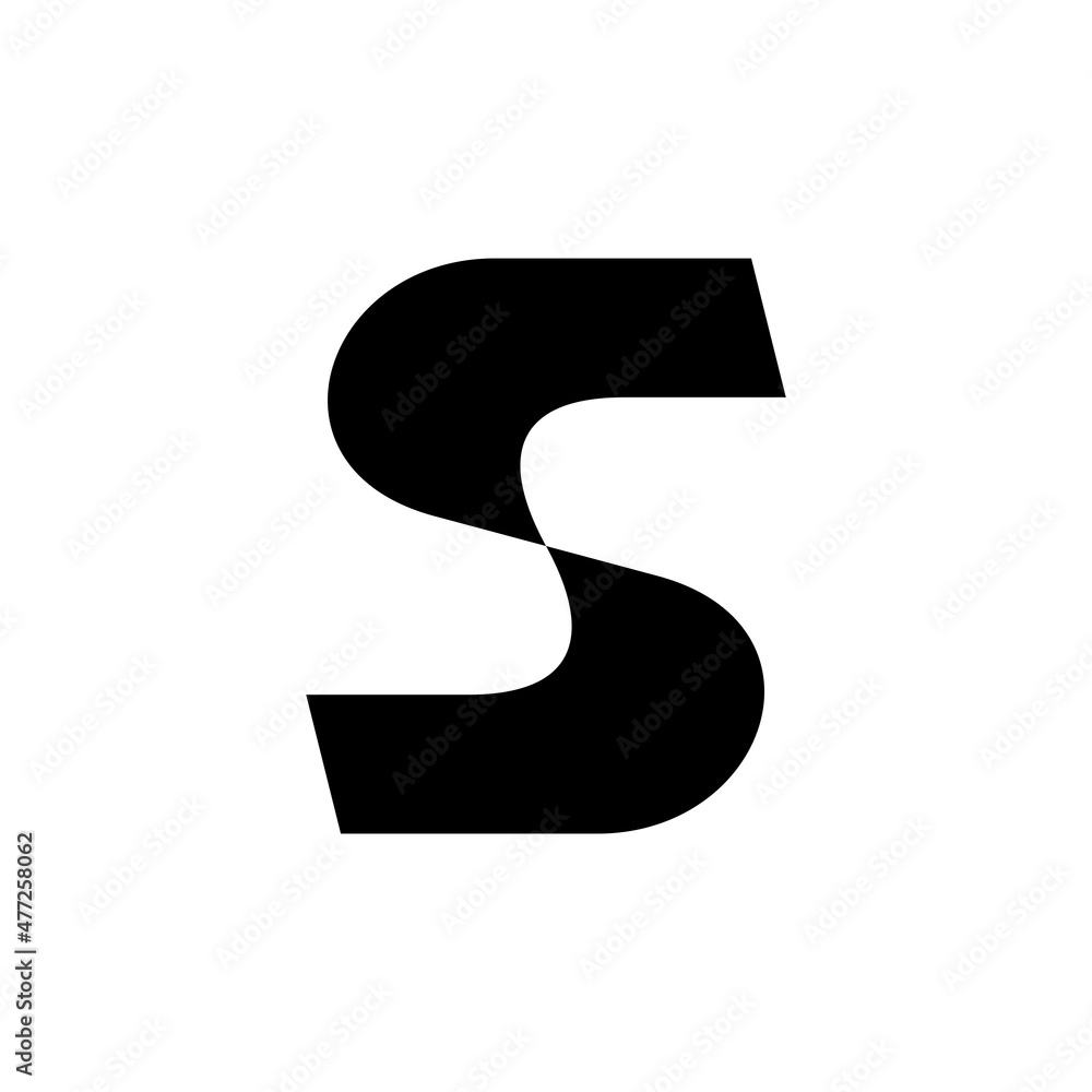 Letter S logo. Icon design. Template elements. Geometric abstract logos Letter S logo. Icon design. Template elements. Geometric abstract logos