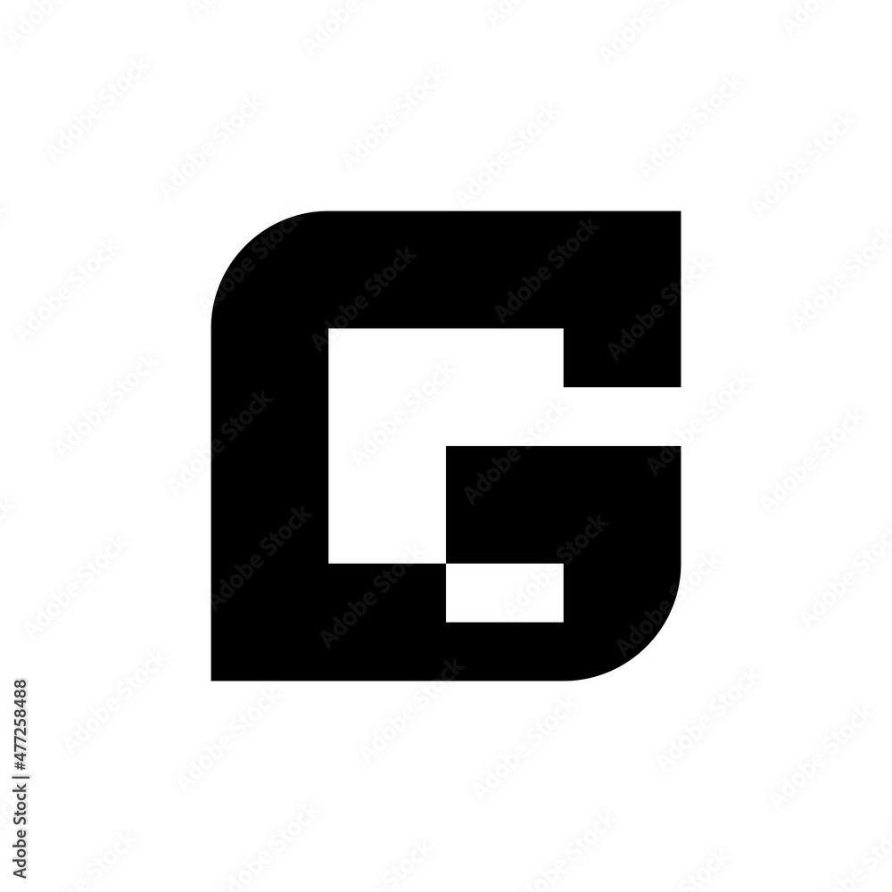 Letter G logo. Icon design. Template elements. Geometric abstract logos Letter G logo. Icon design. Template elements. Geometric abstract logos