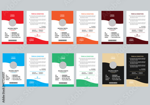 Business ID Card Template Design Print Ready