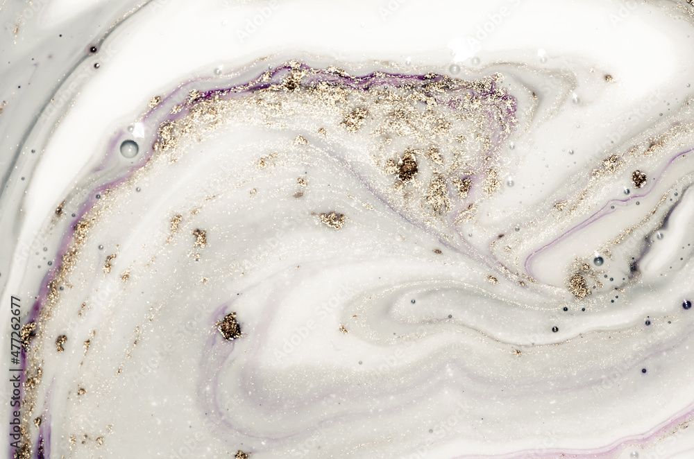Obraz premium Galaxy. Star trek. Treasury of art. Swirls of marble. Abstract fantasia with golden powder. Extra special and luxurious- ORIENTAL ART. Ripples of agate. Natural luxury.