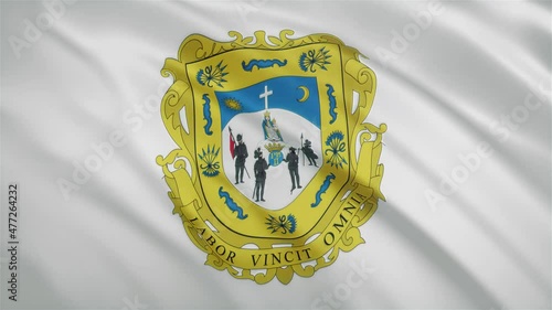 Zacatecas - Mexican State Waving Flag