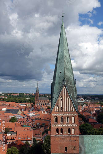 Nikolaikirche und Johannsikirche in Lüneburg