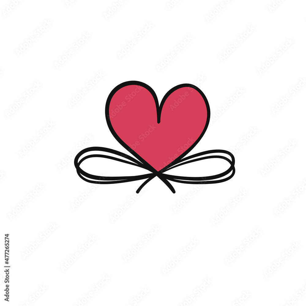 heart symbol drawing for design Valentine Day card heart symbol drawing for design Valentine Day card
