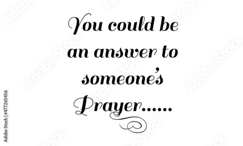 Christian faith, Typography for print or use as poster, card, flyer or T Shirt