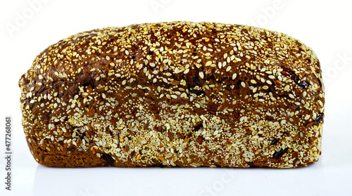 isolated image of delicious bread close up