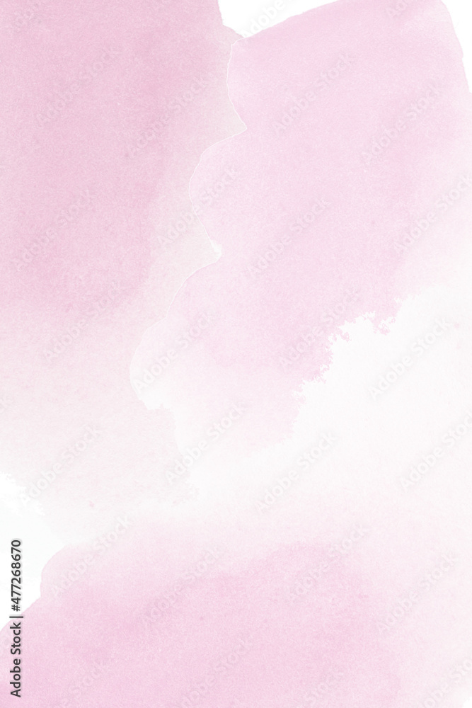 Obraz premium Abstract watercolor pink hand drawn background