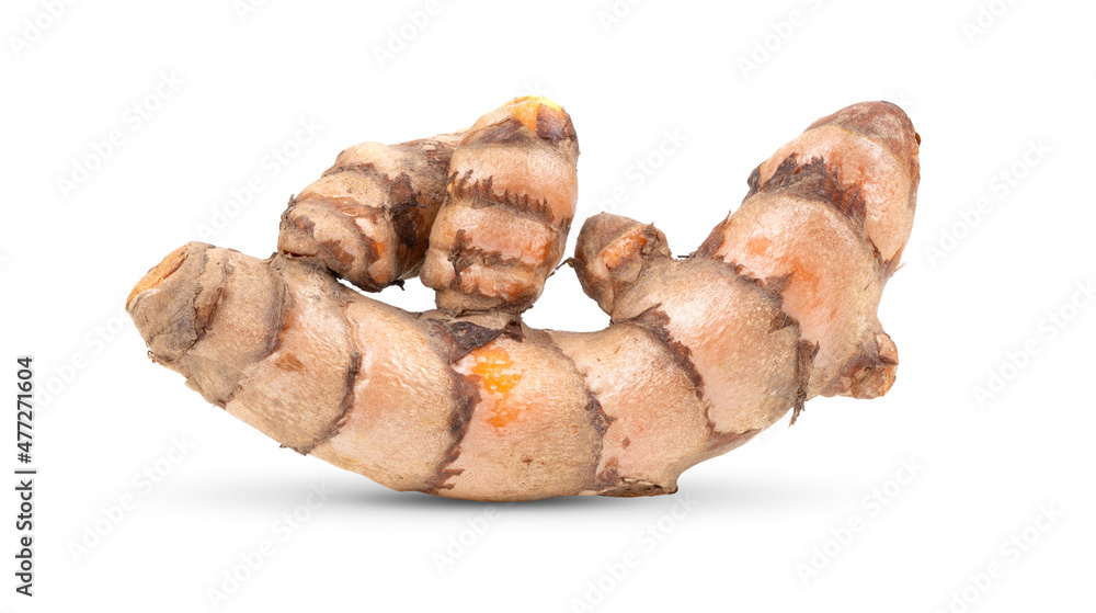 turmeric isolated on white turmeric isolated on white