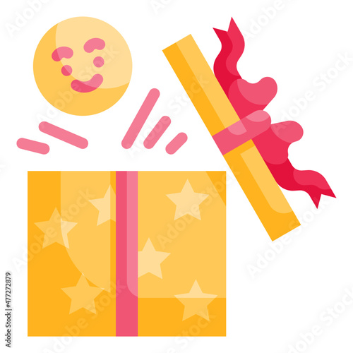 giftbox flat icon