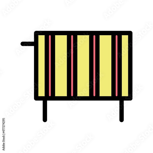  Heating Line Filled Vector Icon Design