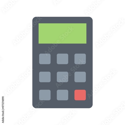 Calculator Flat Vector Icon Design