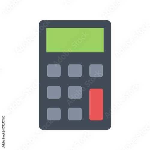 Calculator Flat Vector Icon Design
