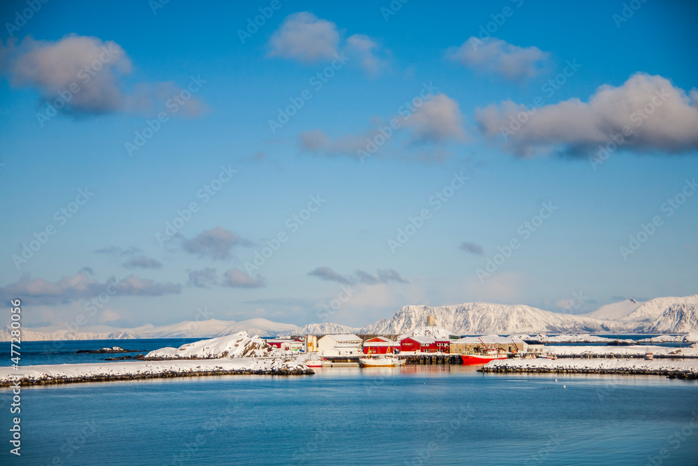 Winter in Lofoten Islands, Northern Norway