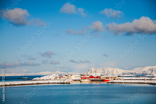 Winter in Lofoten Islands, Northern Norway