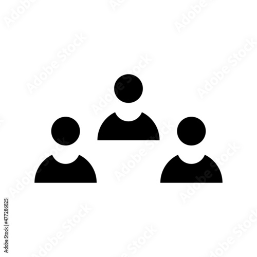 Candidates Glyph Vector Icon Design