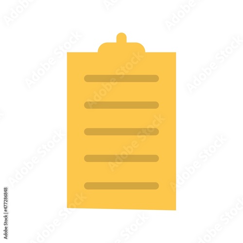 Check List Flat Vector Icon Design