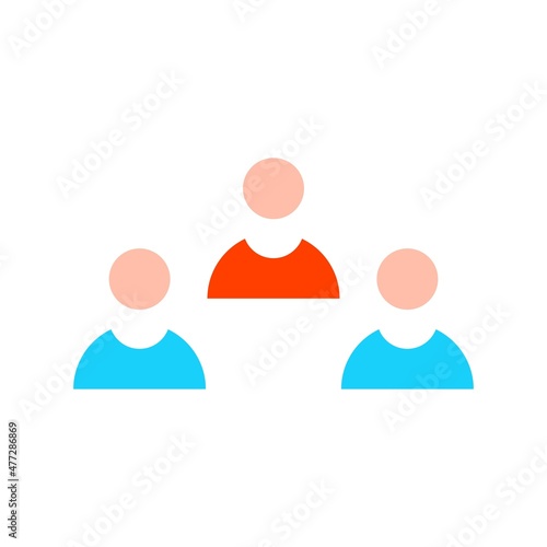 Candidates Flat Vector Icon Design