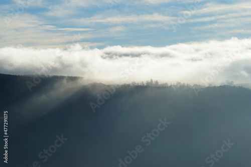 cloudy mountain