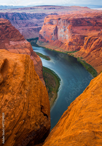 Horseshoe Canyon on the Colorado River in the United States