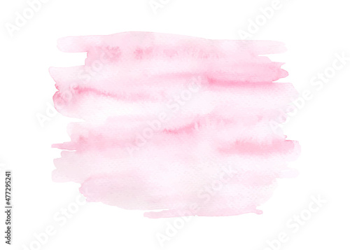 Pastel pink watercolor stripes brush