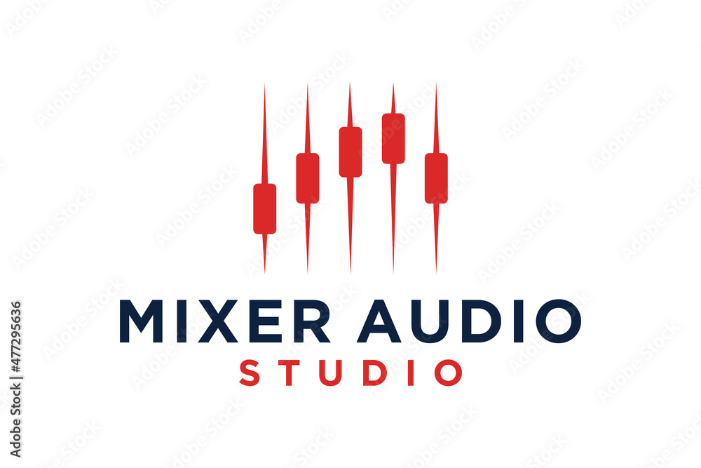 Sound waveform logo design
Sound waveform logo design