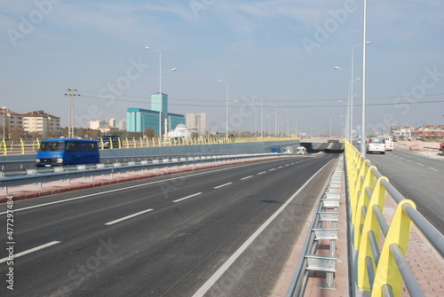 vehicles traveling on the road