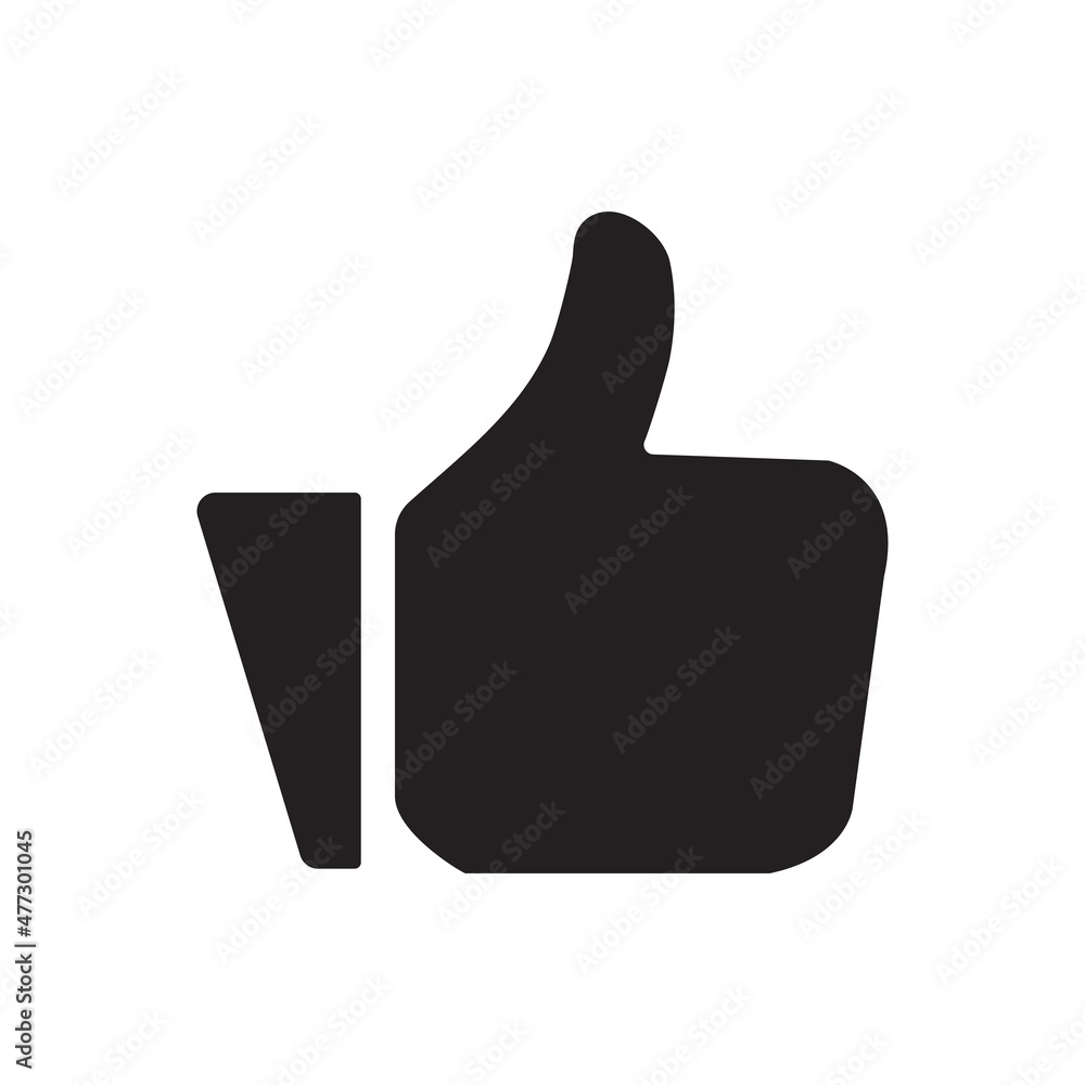 Like icon ( vector illustration ) Like icon ( vector illustration )