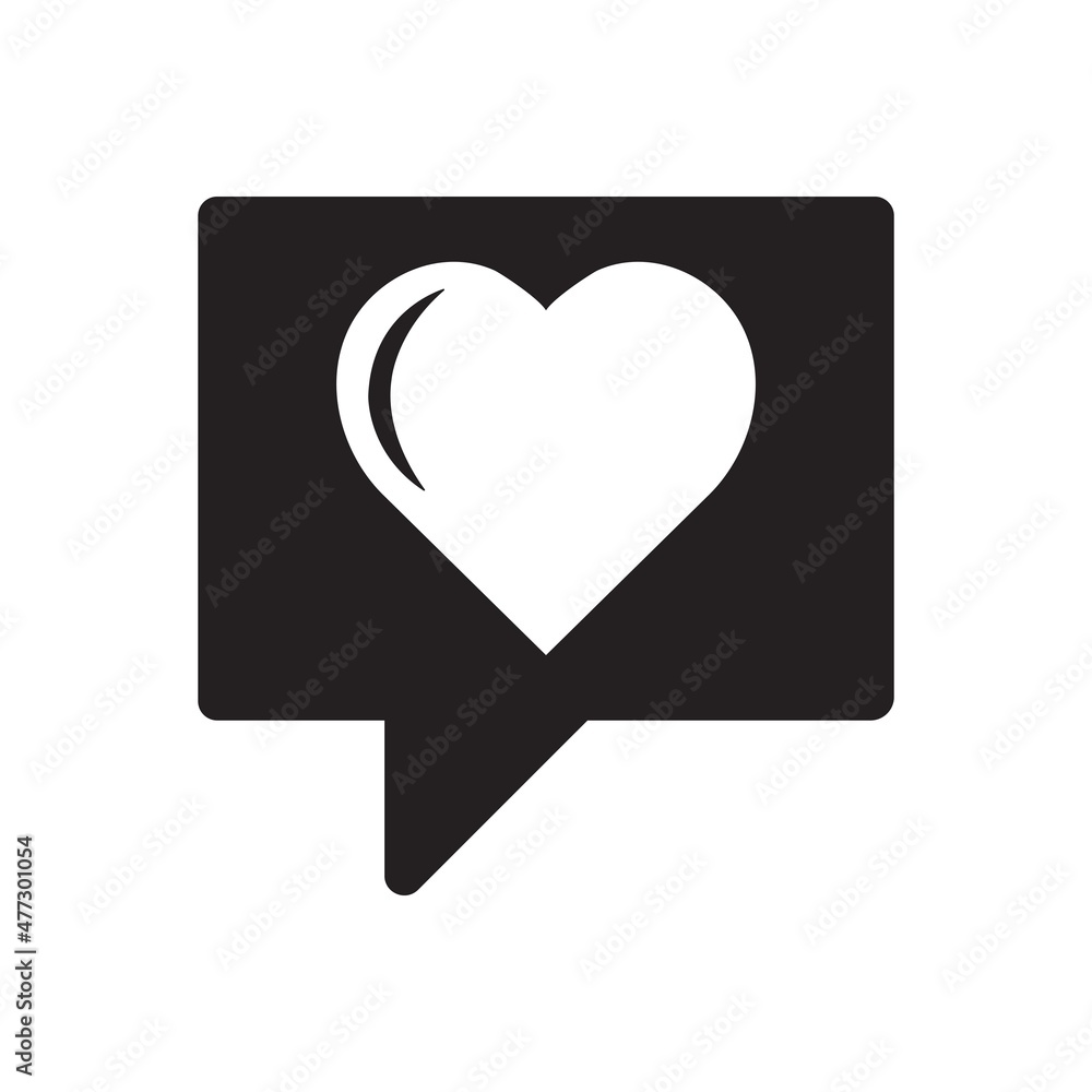 Love message icon ( vector illustration ) Love message icon ( vector illustration )