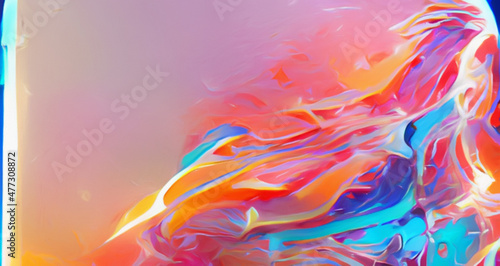 Abstract simple minimalism fantasy abstract background, fade matte color vibrant colorful art design pattern, web and print template, beautiful creative texture in large size and big resolution 