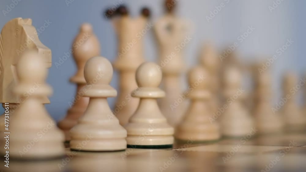 chessboard rotates in a circle. slow motion video. Pconcept of the first step in business. Analysis Strategy Plan, Leader and Teamwork Concept for Success. Business Solutions, Success Strategy. chessboard rotates in a circle. slow motion video. Pconcept of the first step in business. Analysis Strategy Plan, Leader and Teamwork Concept for Success. Business Solutions, Success Strategy.