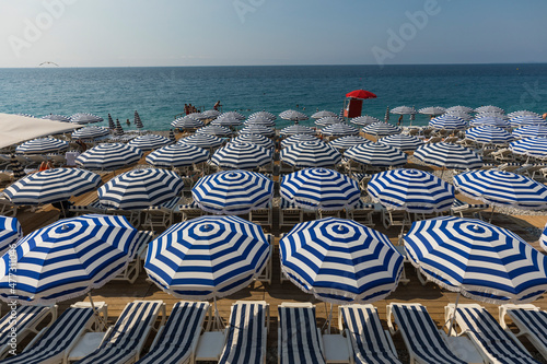 Nice Beach and Marina Photo, Mediterranean Sea Villefranche-sur-Mer, France photo