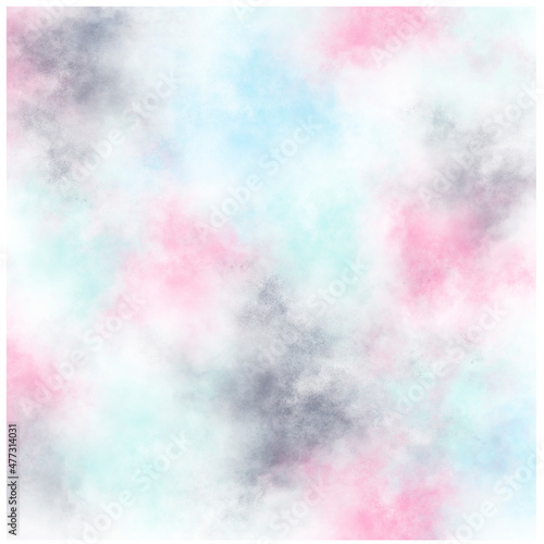 abstract colorful background. Blue  pink and black spots on a white background