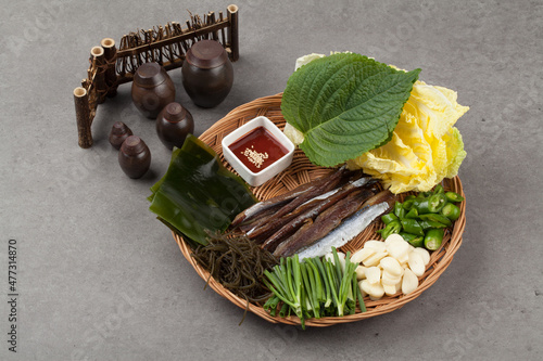 Gwamegi, vegetables, Gwamegi, winter snacks, Pohang catfish, food, Guryong catfish, fish, saury, photo