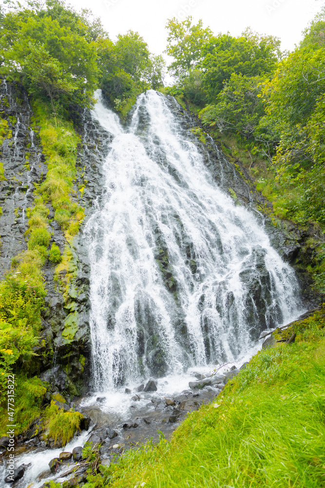 Fototapeta premium 知床八景-オシンコシンの滝-