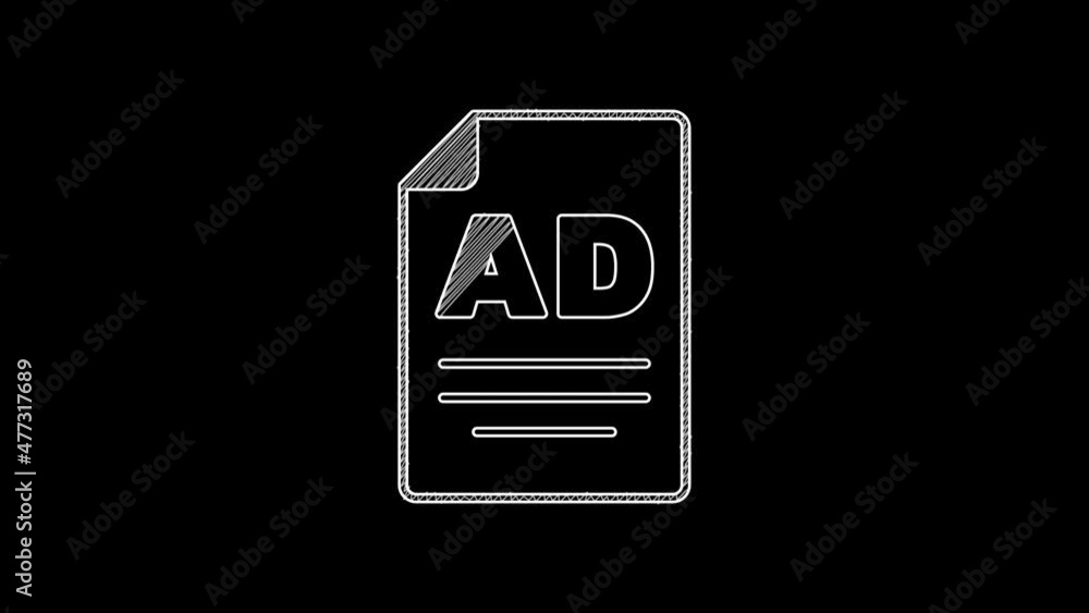 White line Advertising icon isolated on black background. Concept of marketing and promotion process. Responsive ads. Social media advertising. 4K Video motion graphic animation White line Advertising icon isolated on black background. Concept of marketing and promotion process. Responsive ads. Social media advertising. 4K Video motion graphic animation