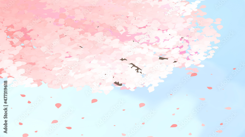 blossom spring tree pink background wallpaper