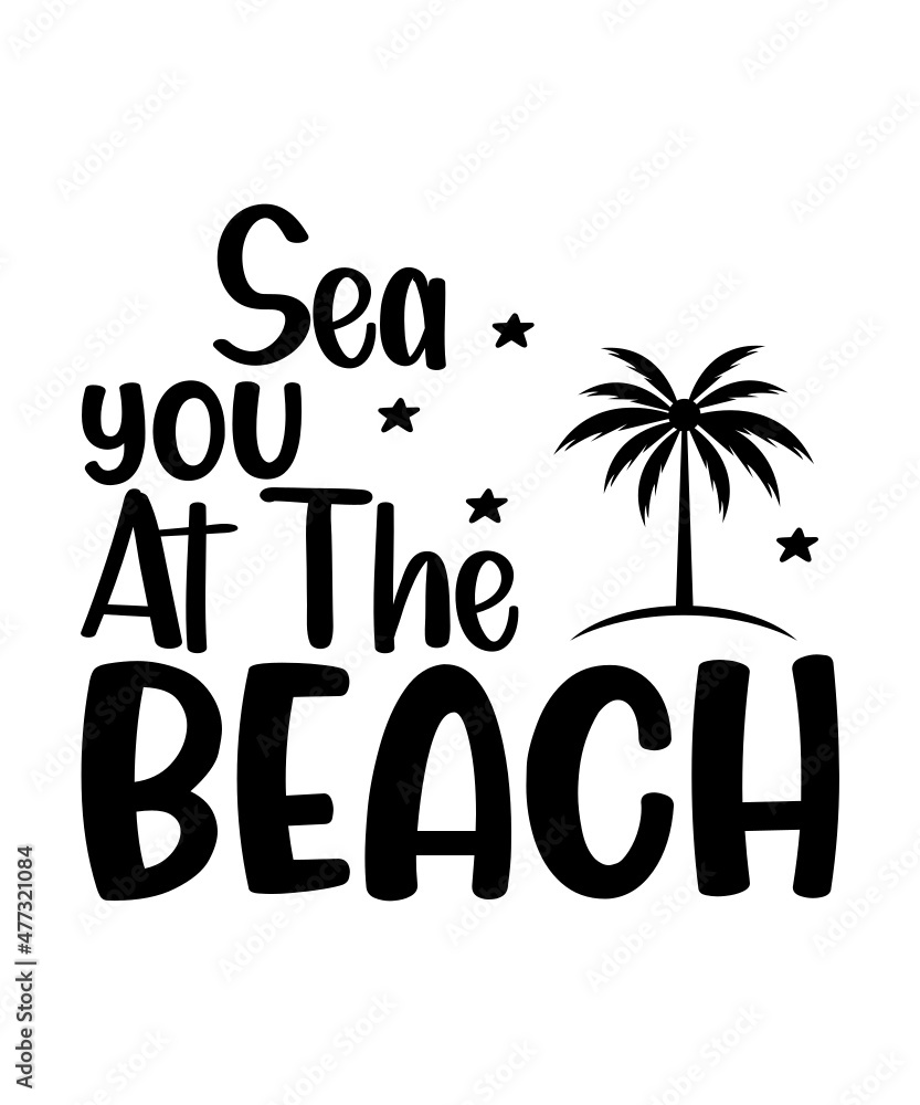 Summer Svg Bundle, Vacation Svg, Beach Quotes Svg, Tote Bag Svg ...