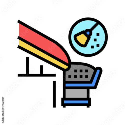 gutter cleaning color icon vector. gutter cleaning sign. isolated symbol illustration