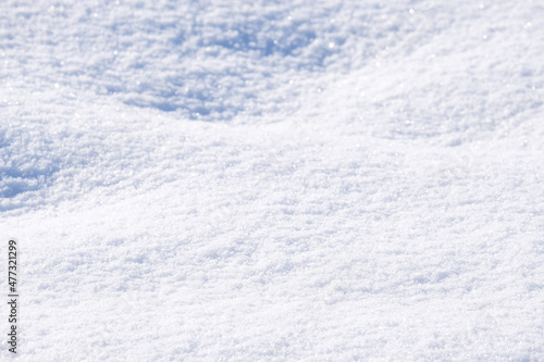 Winter texture, snow background. Fresh snow textured background 