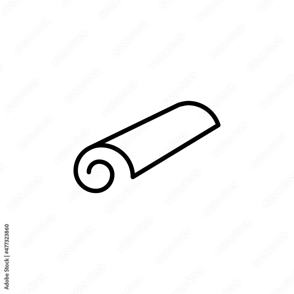 Camping mattresses line icon design vector template Camping mattresses line icon design vector template